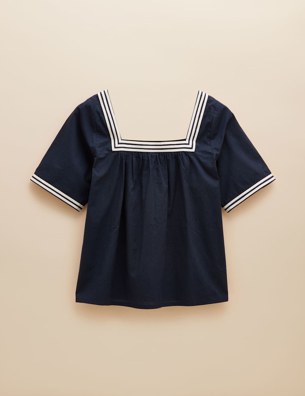 Pure Cotton Square Neck Top 2 of 4
