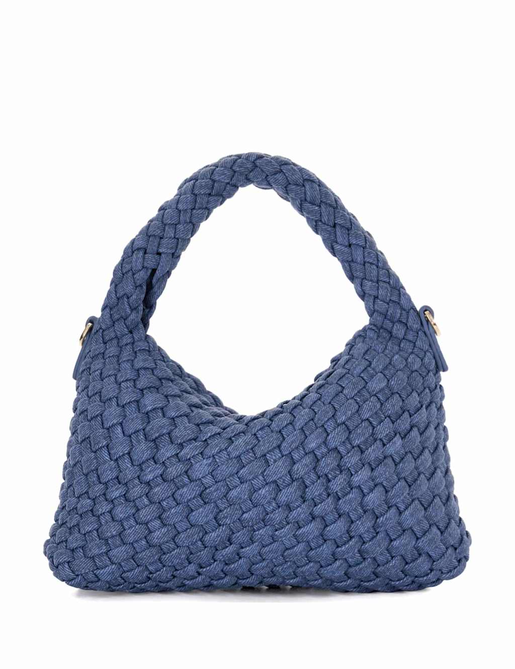 Fabric Woven Chain Detail Shoulder Bag 5 of 7