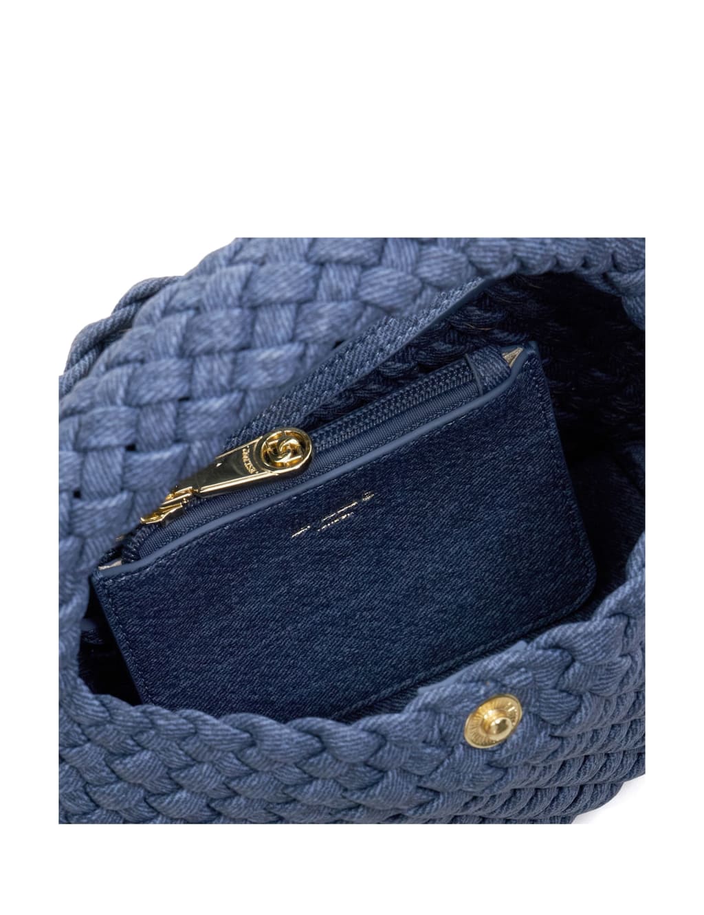 Fabric Woven Chain Detail Shoulder Bag 7 of 7