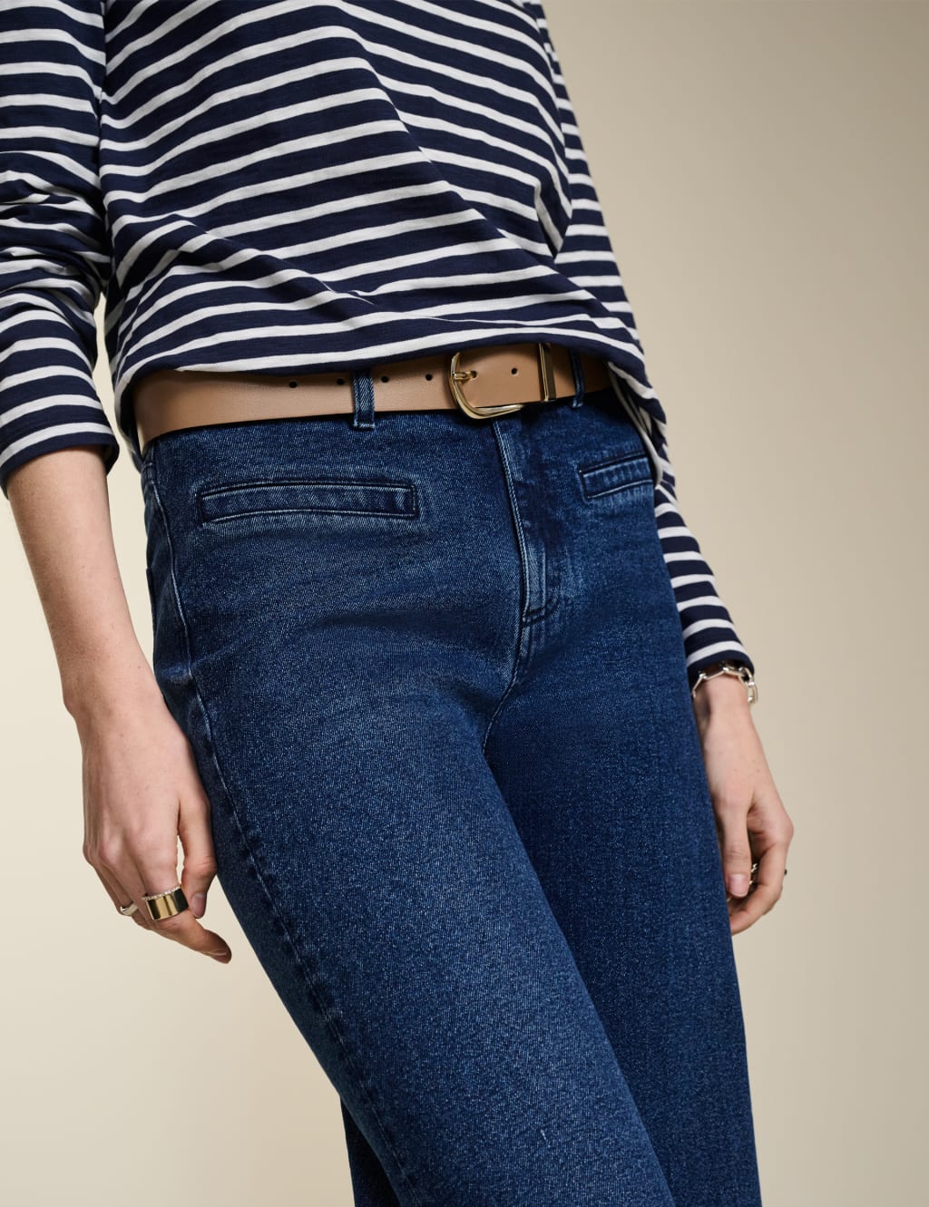 High Waisted Wide Leg Jeans 3 of 6