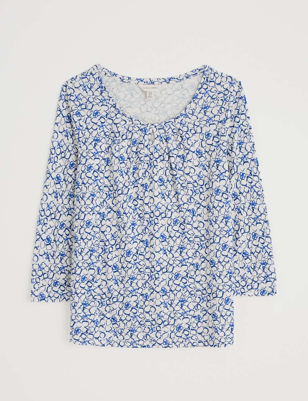 Cotton Blend Geometric Top 2 of 4