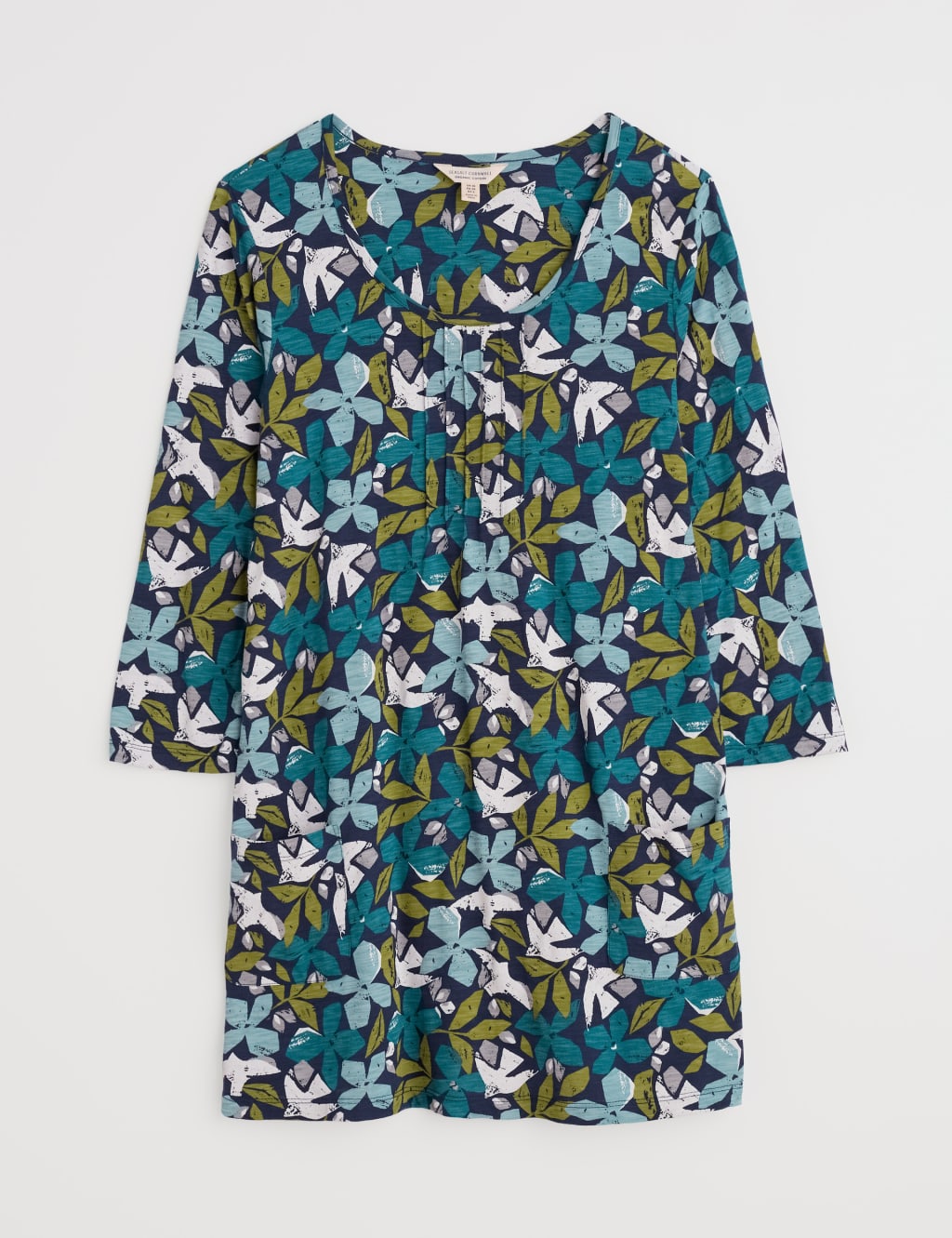 Pure Cotton Floral Tunic 2 of 4