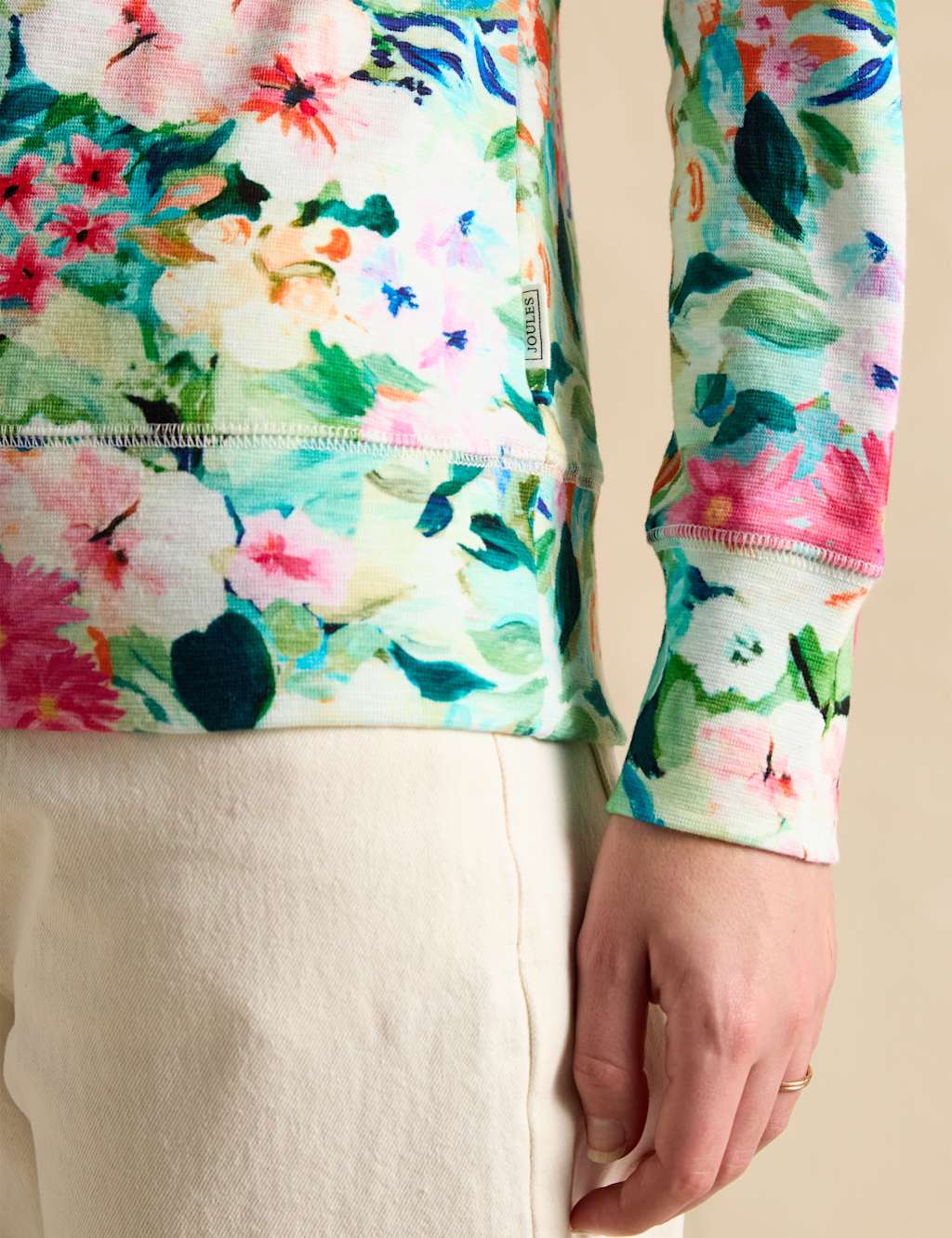 Cotton Rich Floral Hoodie 5 of 5