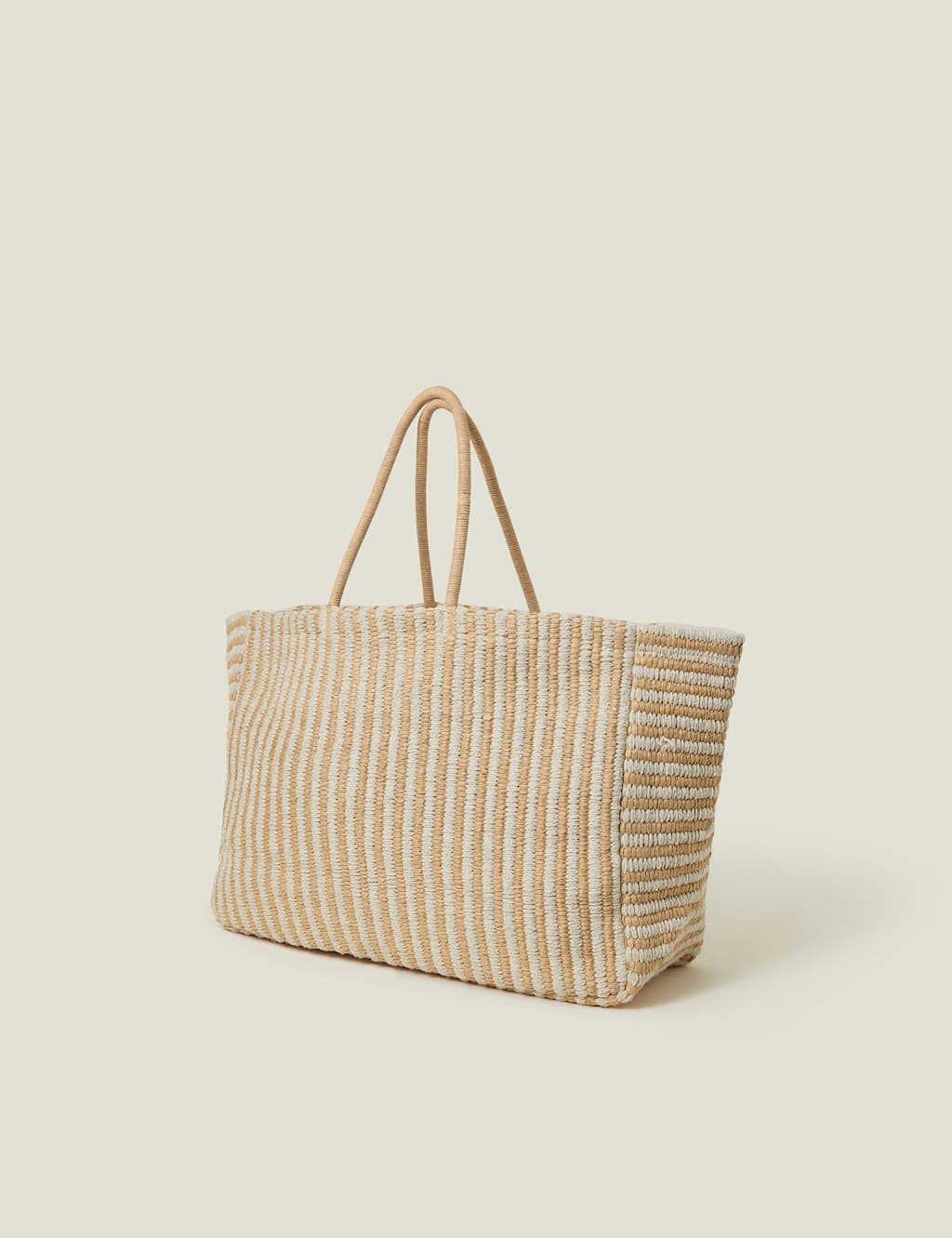 Striped Oversized Tote Bag 3 of 5