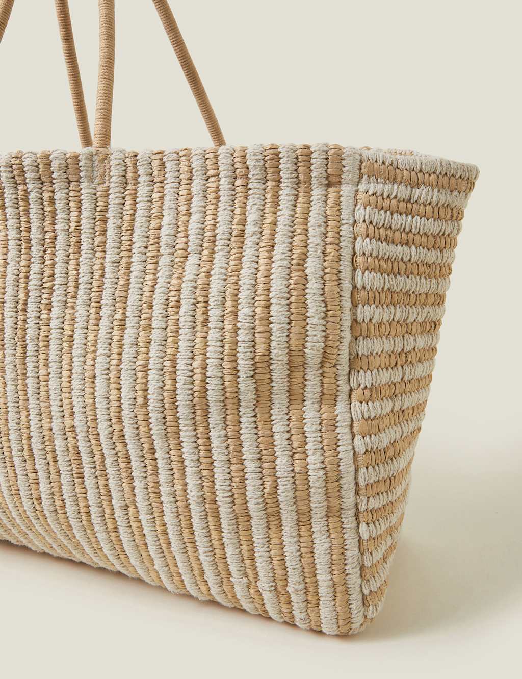 Striped Oversized Tote Bag 4 of 5