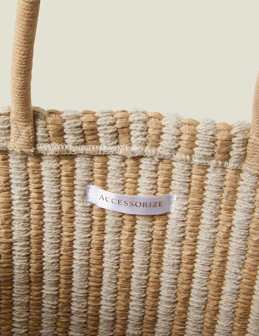 Striped Oversized Tote Bag 5 of 5