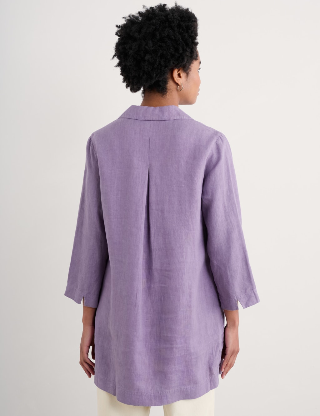 Pure Linen Collared Tunic 4 of 4