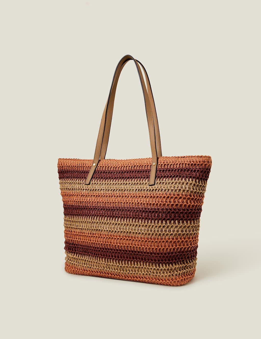 Raffia Striped Shoulder Bag 2 of 4