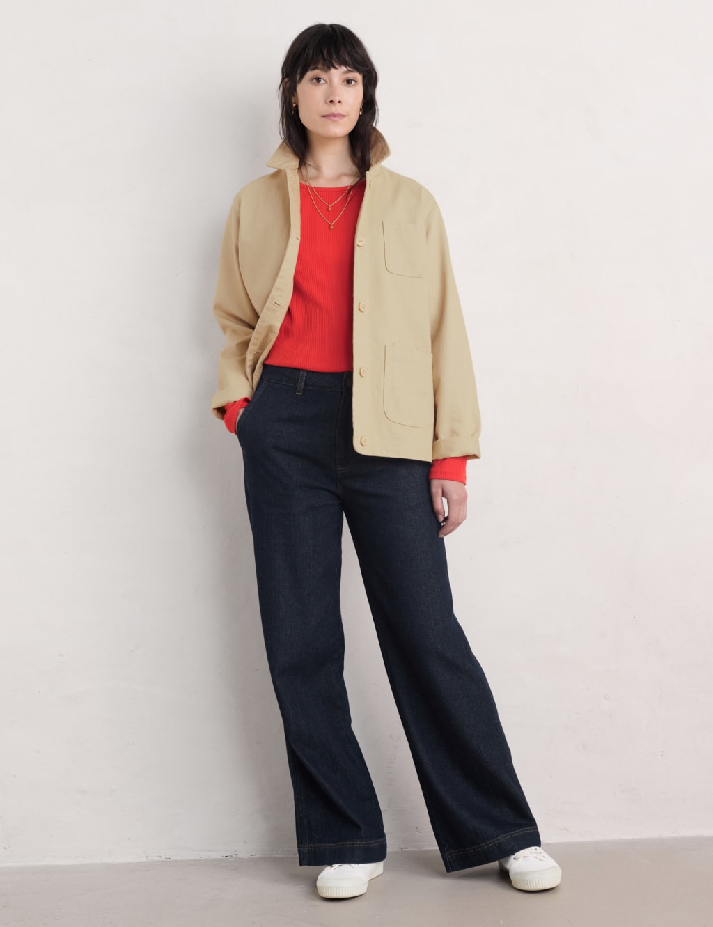 Cotton Rich Ribbed Fitted Top 3 of 4