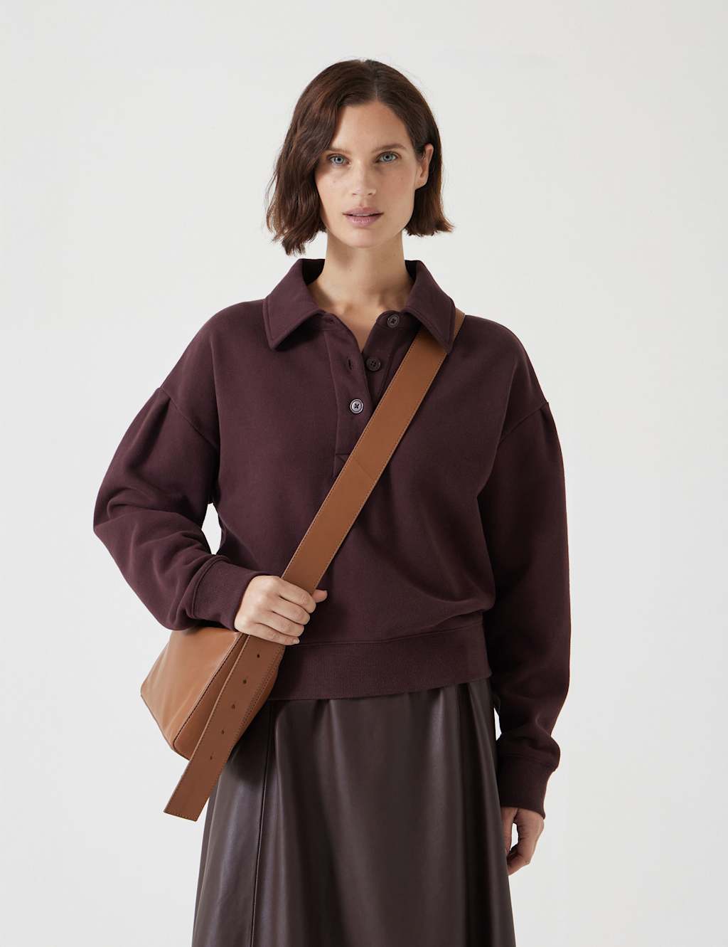 Leather Cross Body Bag 4 of 5