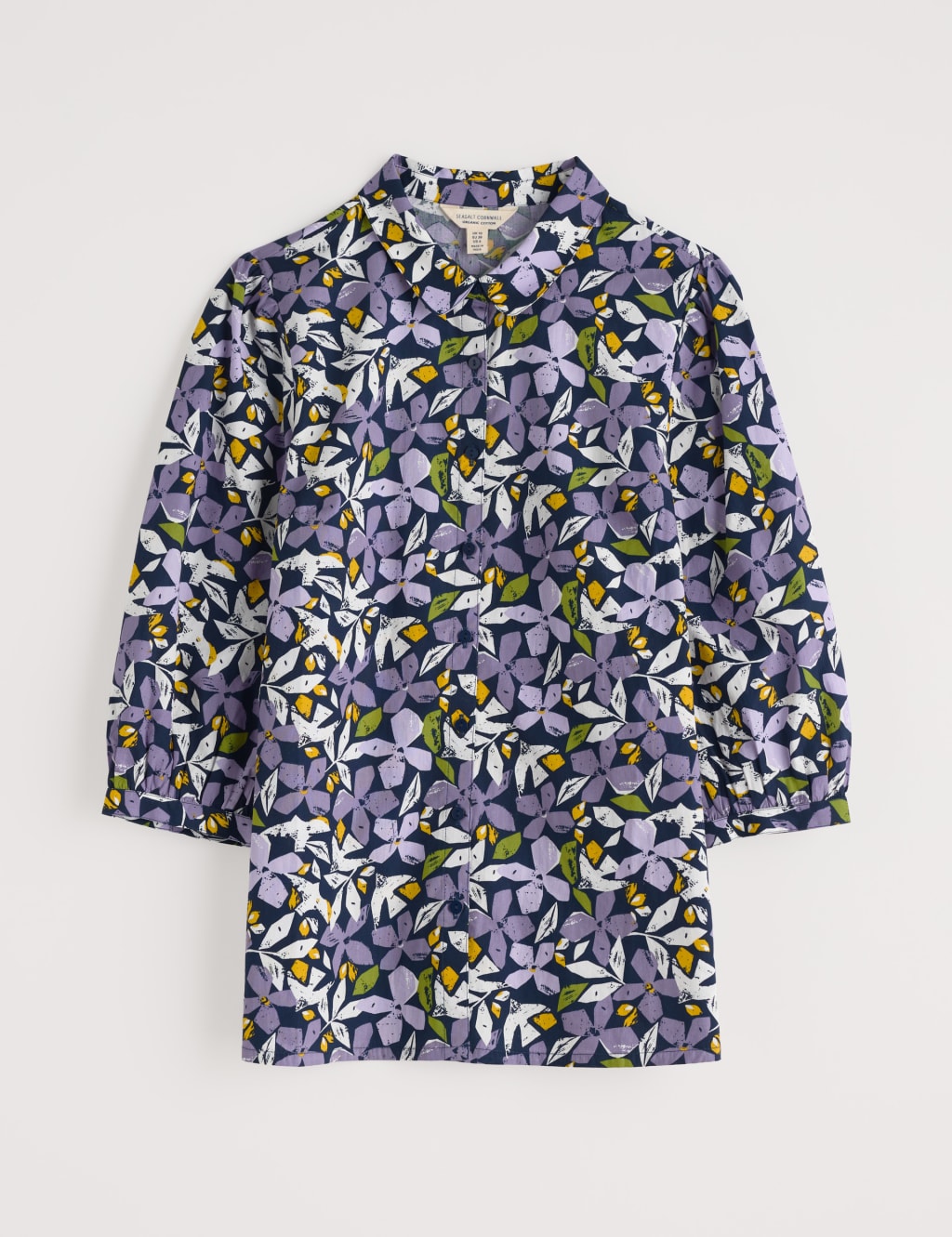 Pure Cotton Floral Blouse 2 of 4
