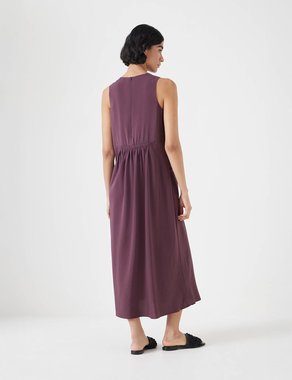 Sleeveless Midi Waisted Dress 4 of 4