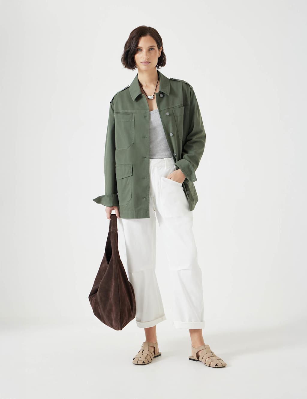 Cotton Rich Oversized Utility Jacket 4 of 6