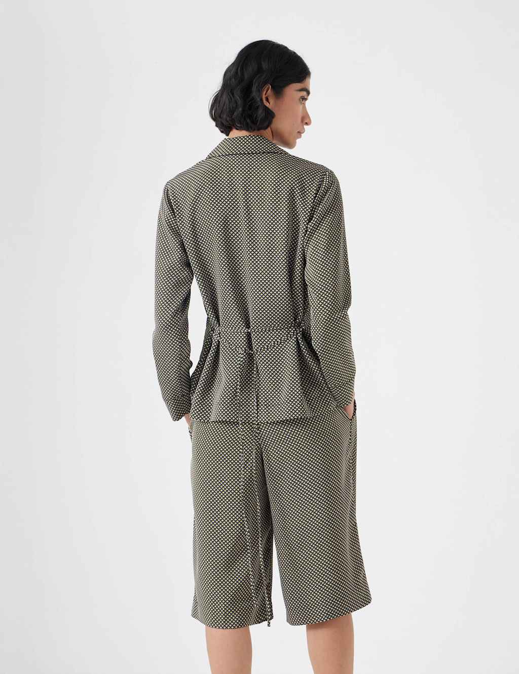 Geometric Collared Relaxed Shirt 3 of 3