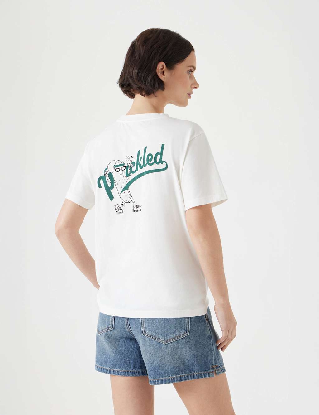Pure Cotton Pickled Graphic T-Shirt 2 of 3