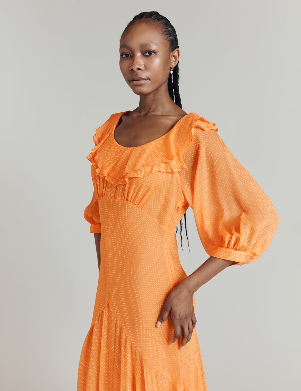 Sheer smock dress discount
