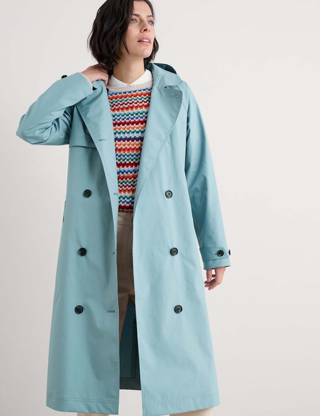 Pure Cotton Waterproof Trench Coat 4 of 4