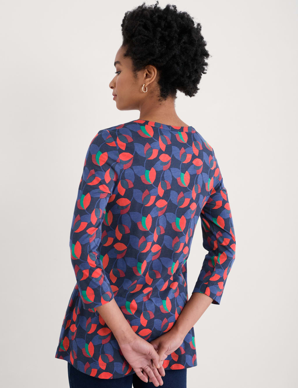 Jersey Floral Top 3 of 4