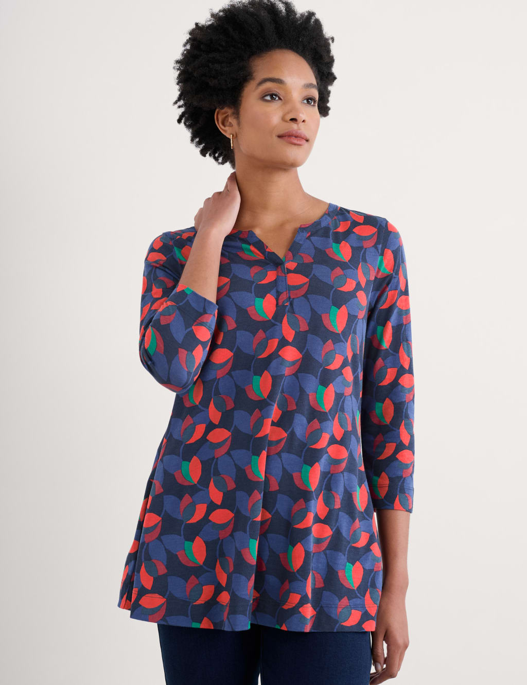 Jersey Floral Top 4 of 4