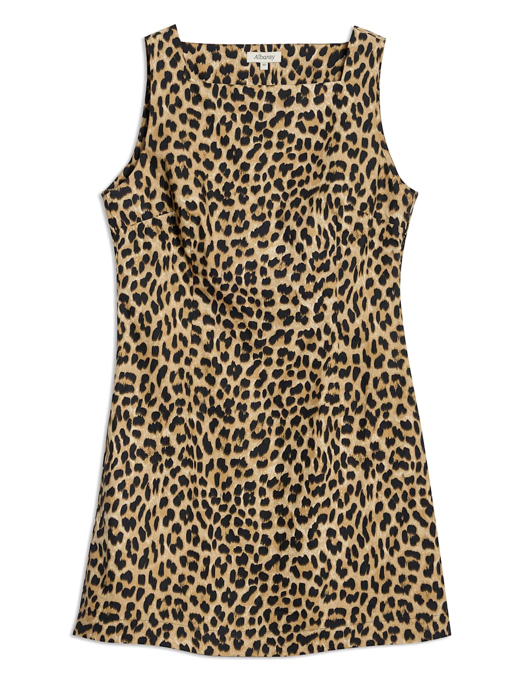 Pure Cotton Animal Print Mini Shift Dress 2 of 4