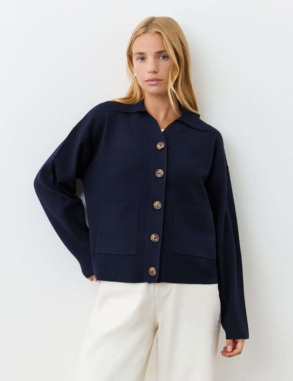 Collared Button Front Cardigan 3 of 4