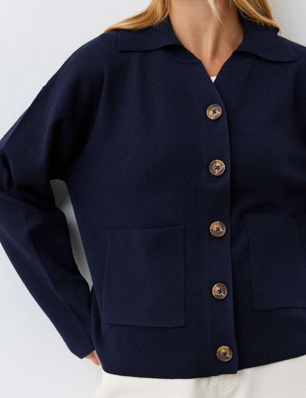 Collared Button Front Cardigan 4 of 4