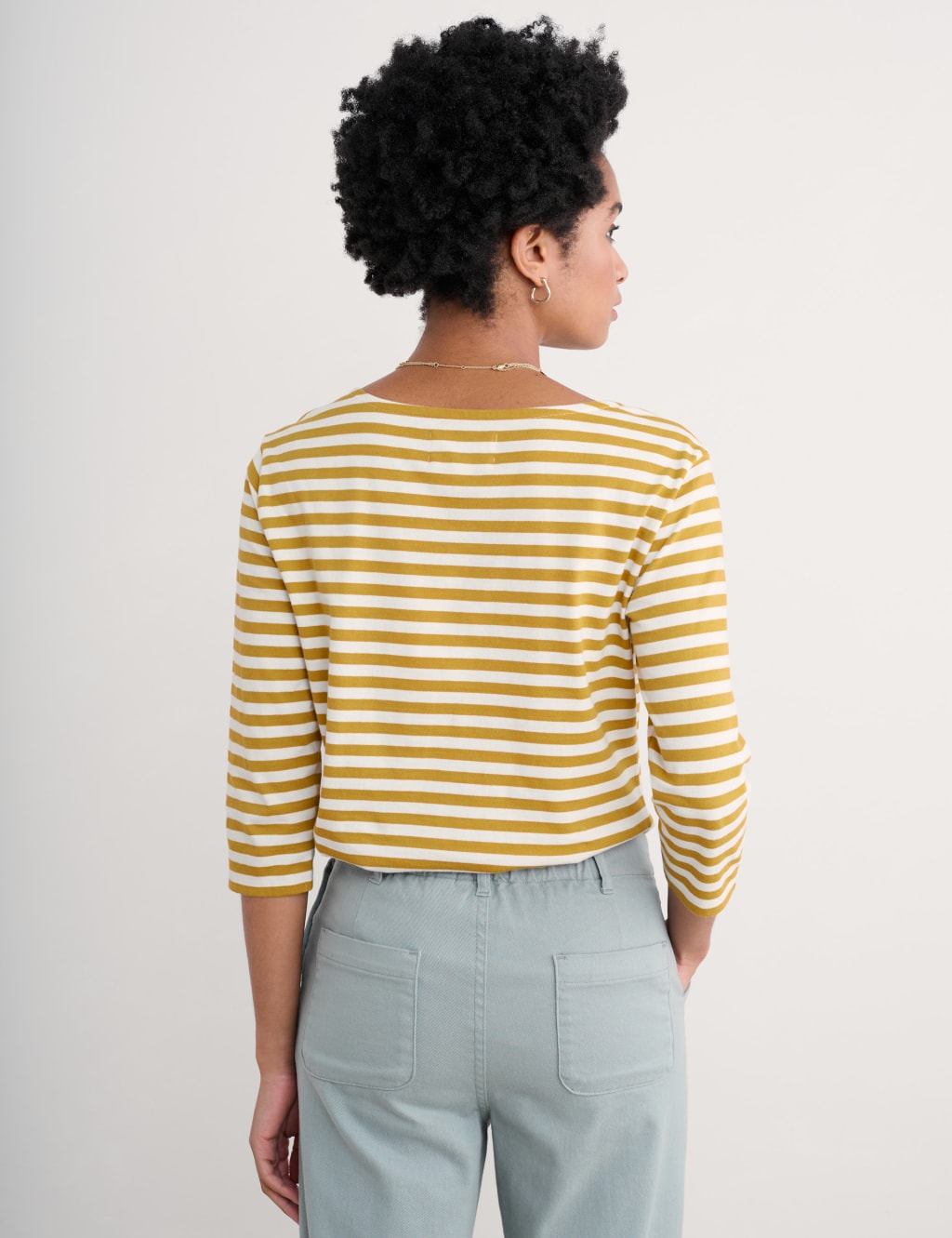 Pure Cotton Striped T-Shirt 4 of 4