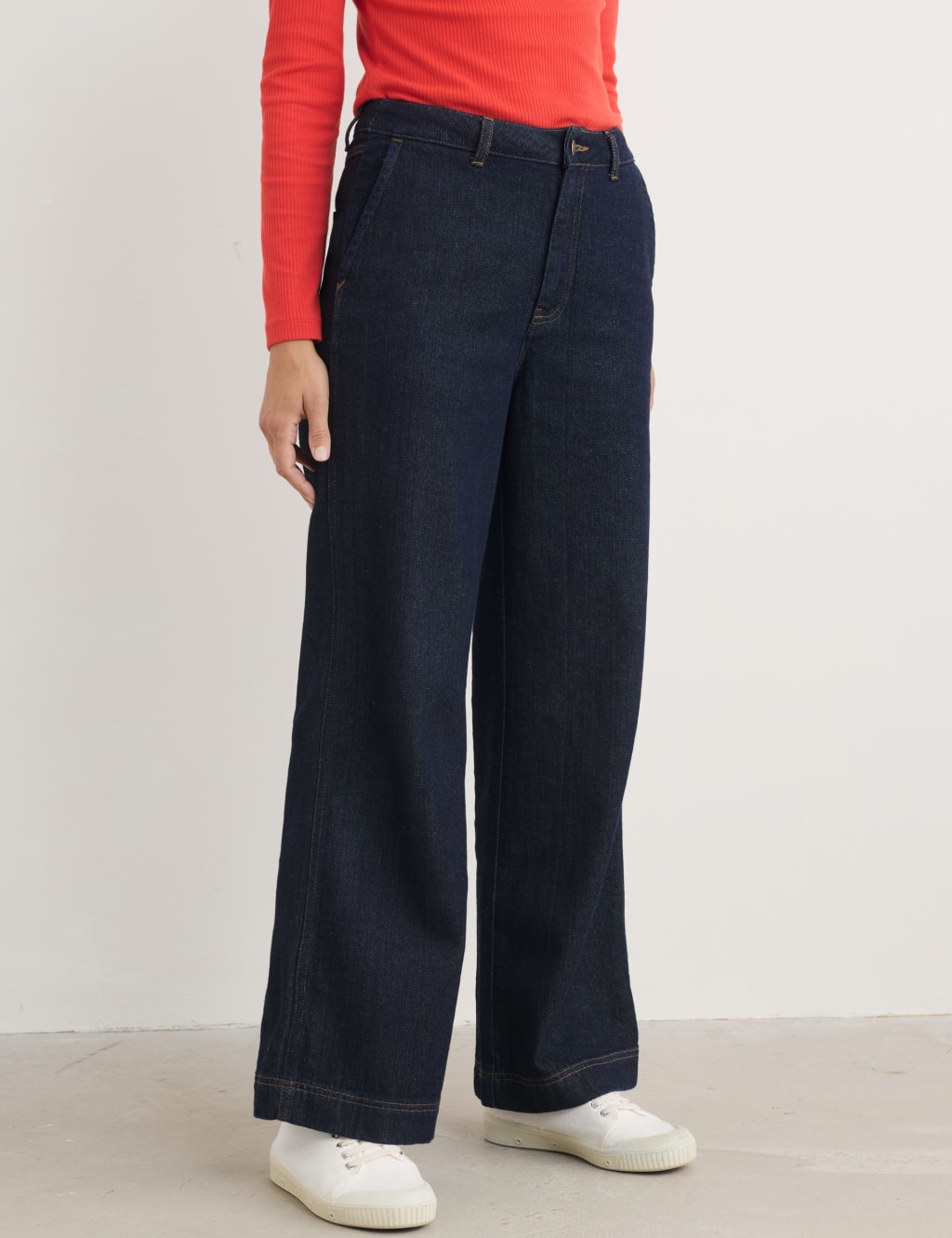 High Waisted Wide Leg Jeans 3 of 4