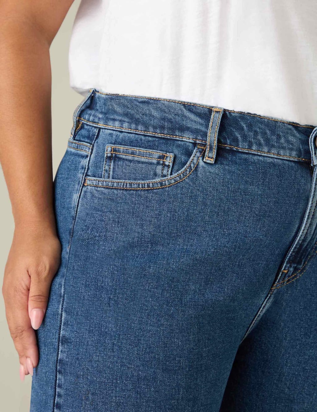 Wide Leg Cropped Jeans 3 of 3