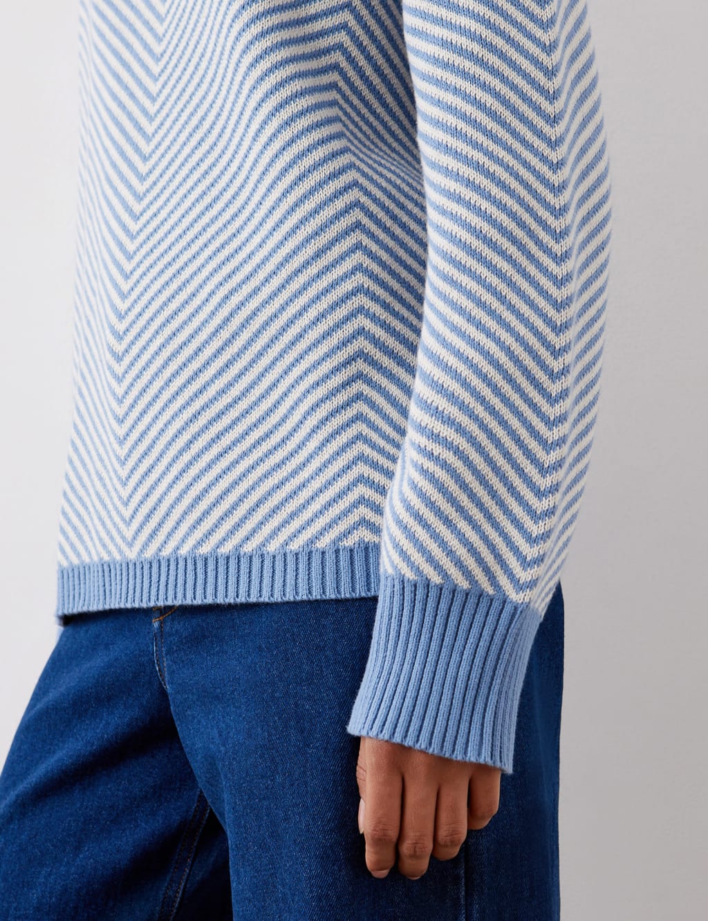 Cotton Rich Chevron Jumper 5 of 5