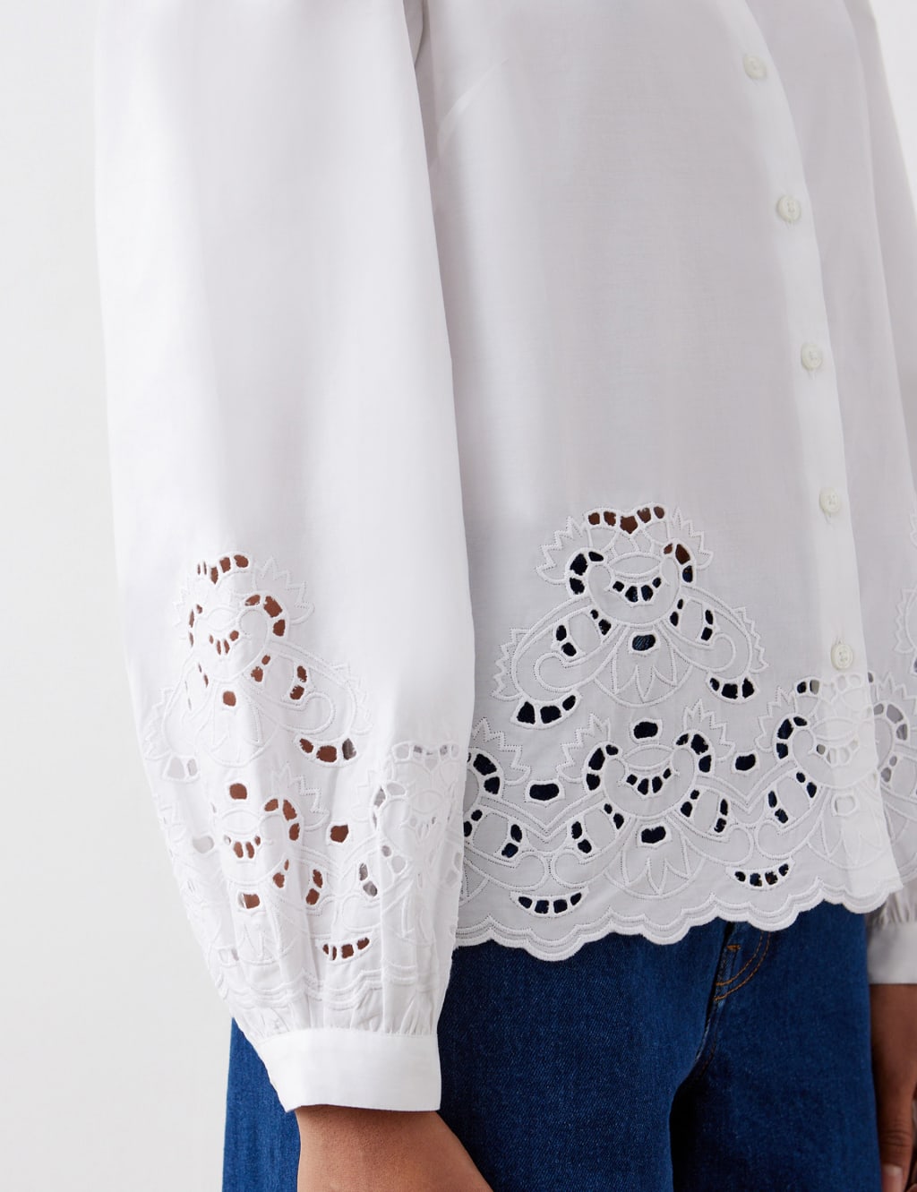 Pure Cotton Embroidered Shirt 3 of 4