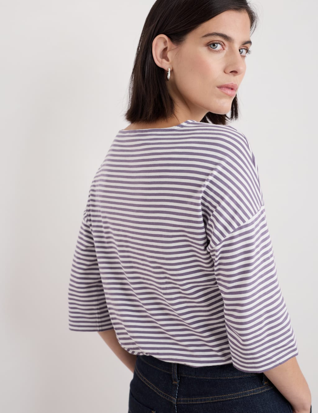 Pure Cotton Striped Top 3 of 3