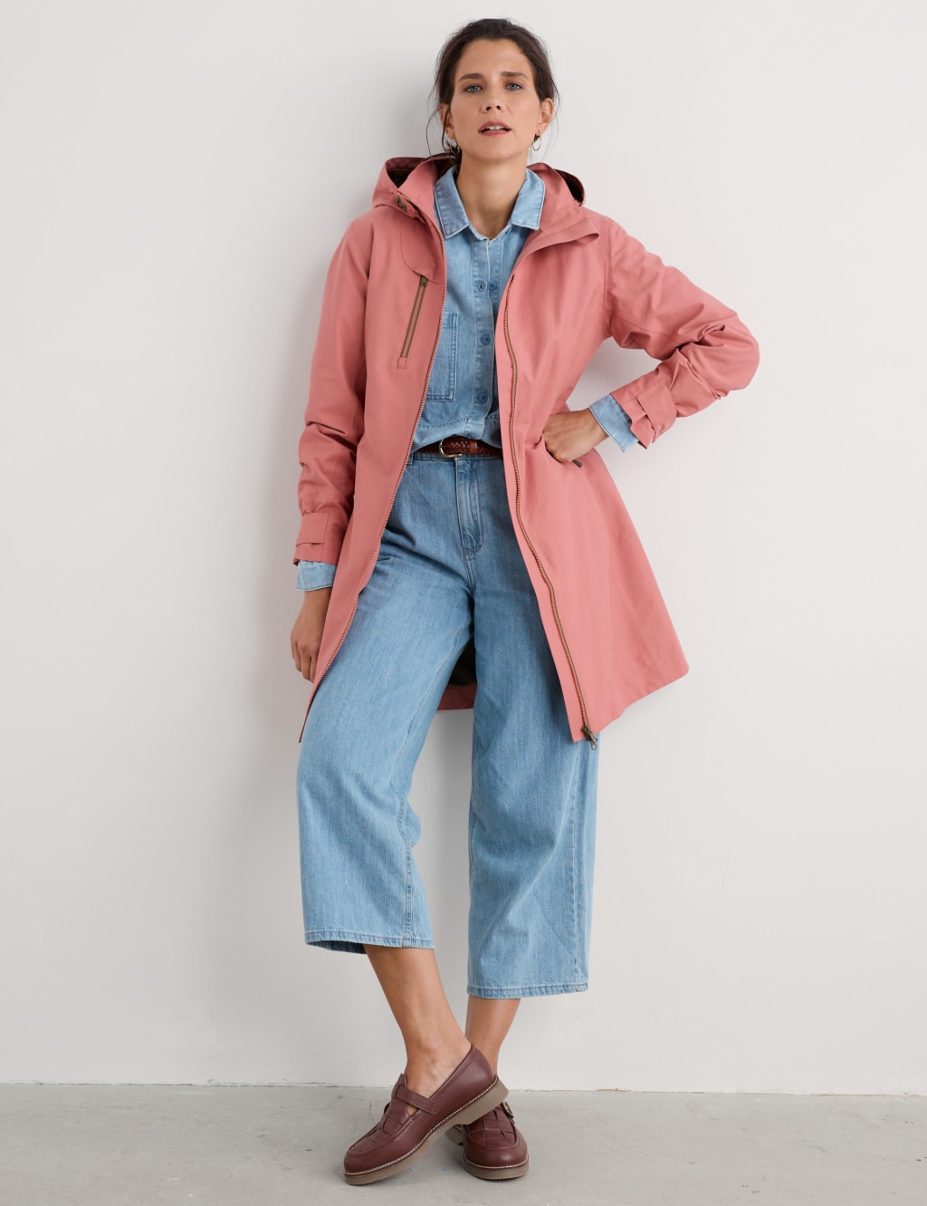 Cotton Rich Longline Raincoat 1 of 4