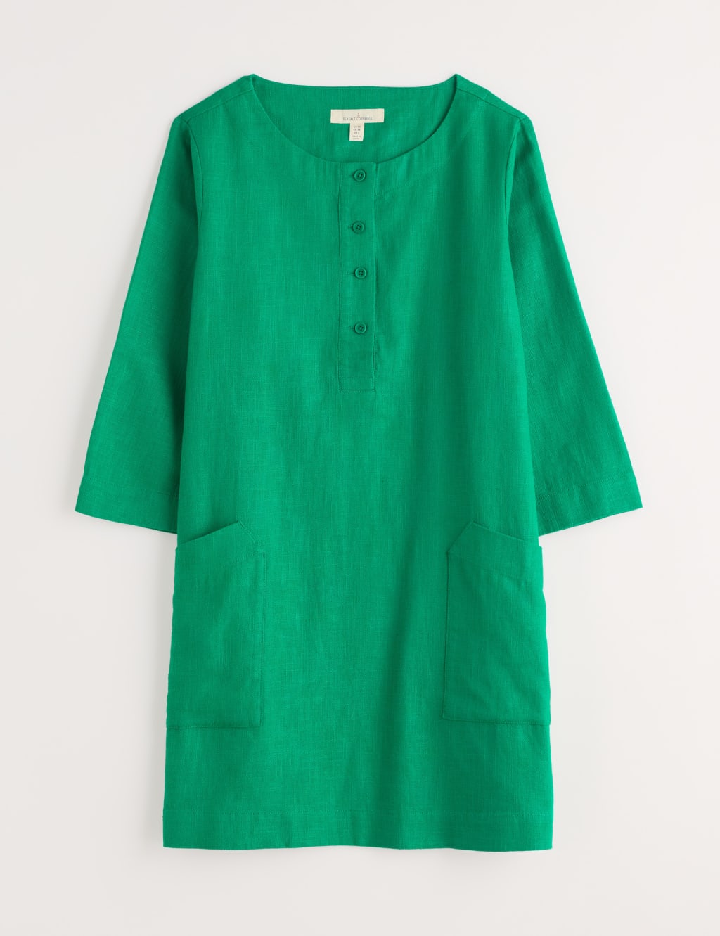 Cotton Blend Scoop Neck Tunic 2 of 4