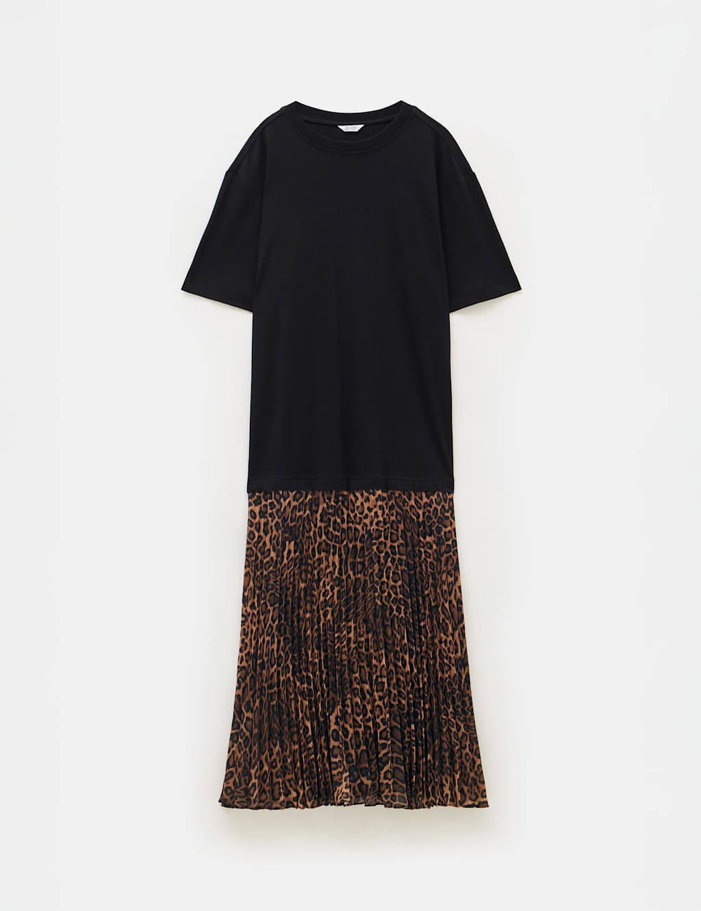 Cotton Rich Animal Print Midi T-Shirt Dress 2 of 6