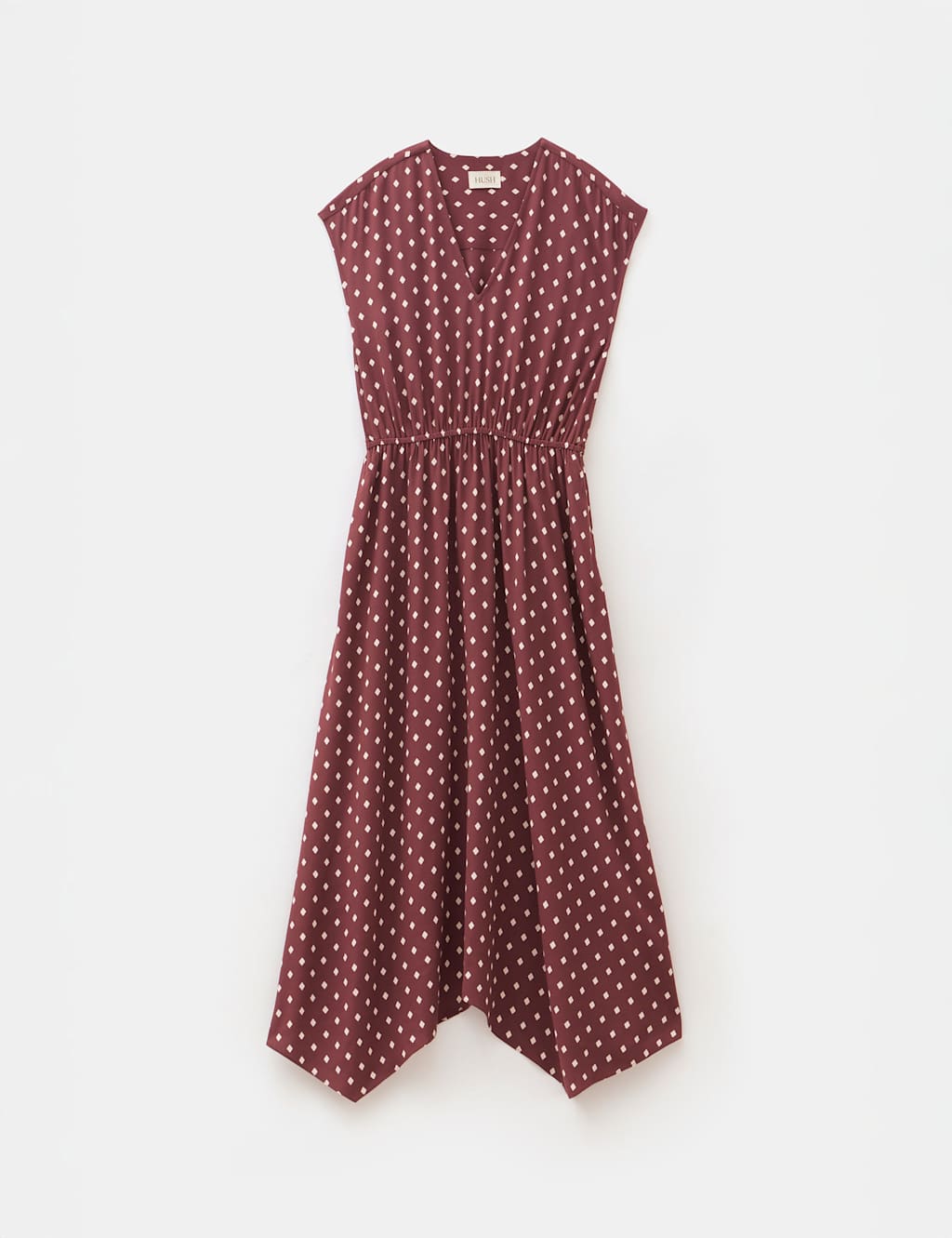 Geometric Print Maxi Waisted Relaxed Dress 2 of 5