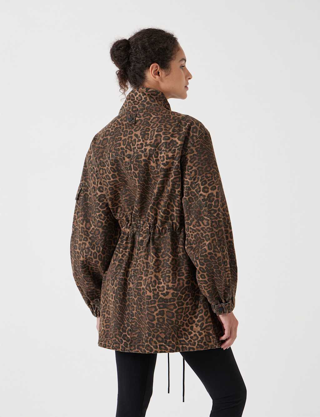 Pure Cotton Leopard Print Utility Parka 6 of 6