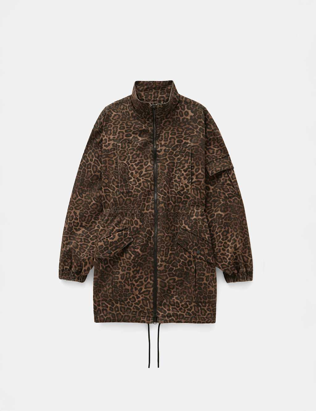 Pure Cotton Leopard Print Utility Parka 2 of 6