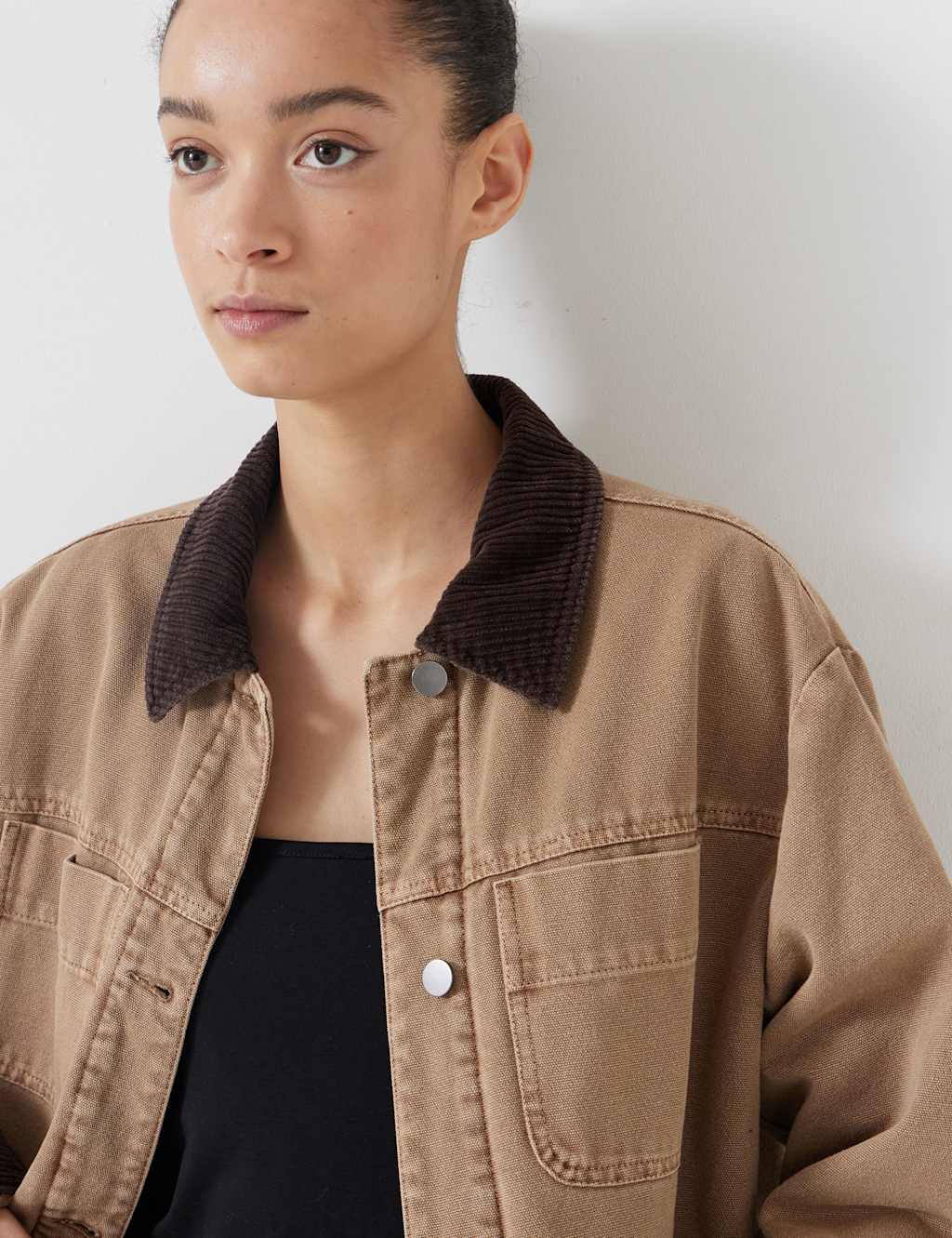 Pure Cotton Oversized Trucker Jacket 5 of 5