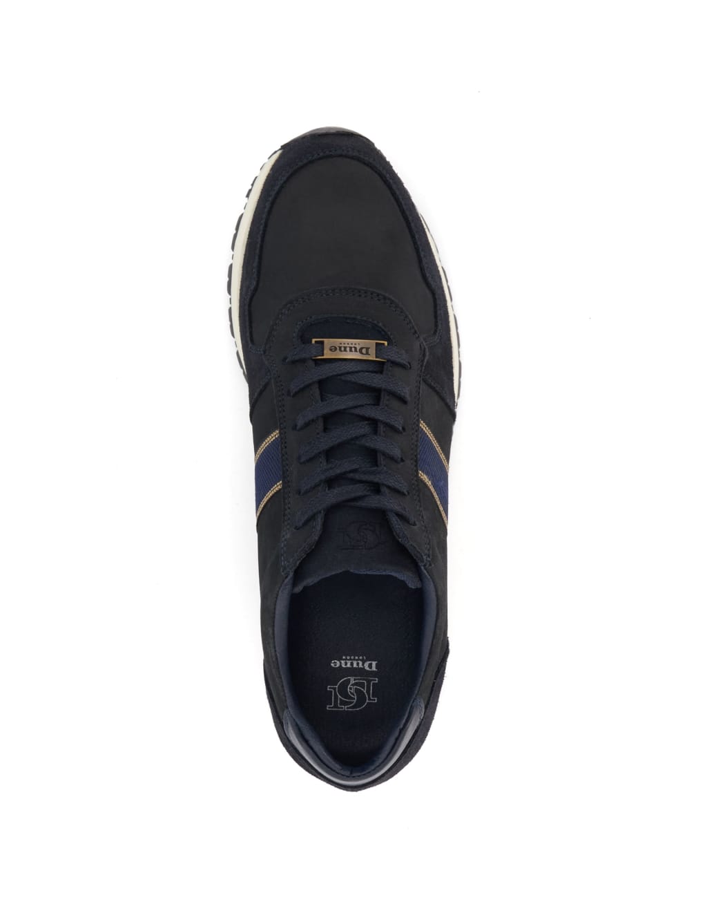 Wide Fit Leather Lace Up Trainers 4 of 6