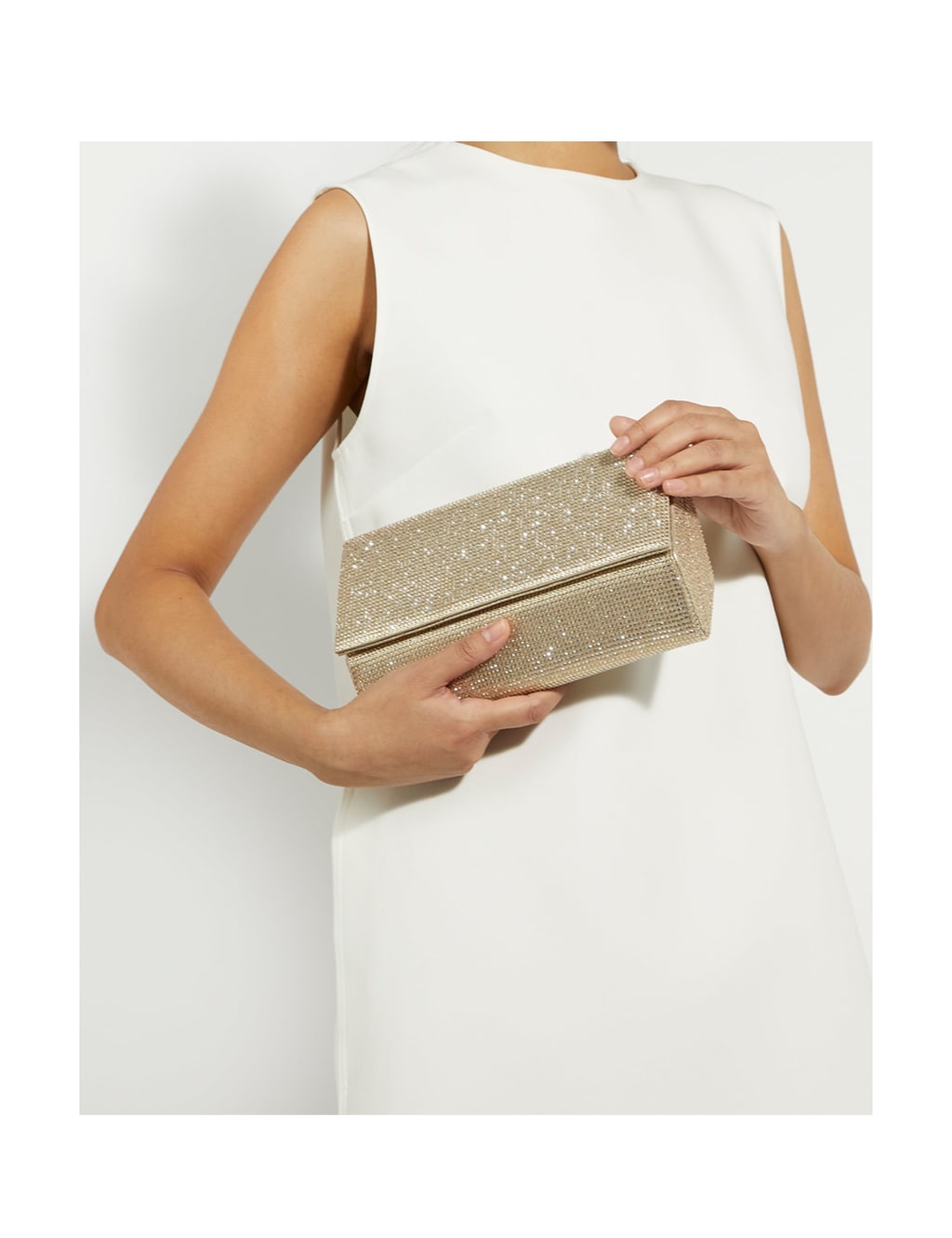 Diamante Clutch Bag Dune London M S