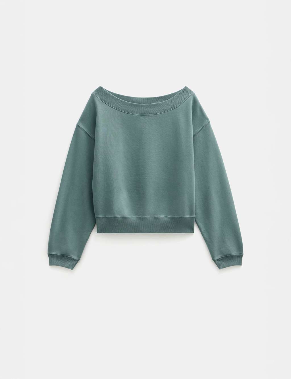 Pure Cotton Off the Shoulder Sweatshirt 2 of 5