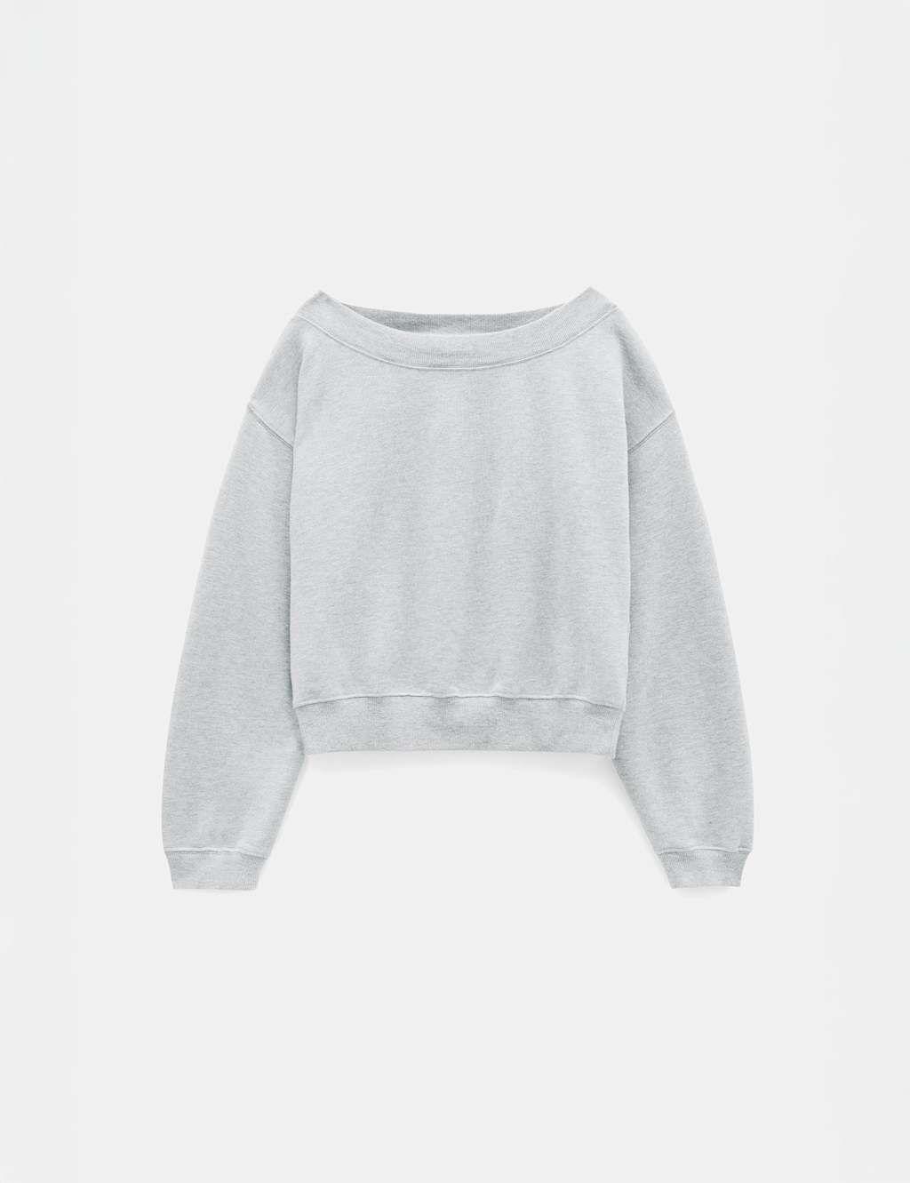 Pure Cotton Off the Shoulder Sweatshirt 2 of 5