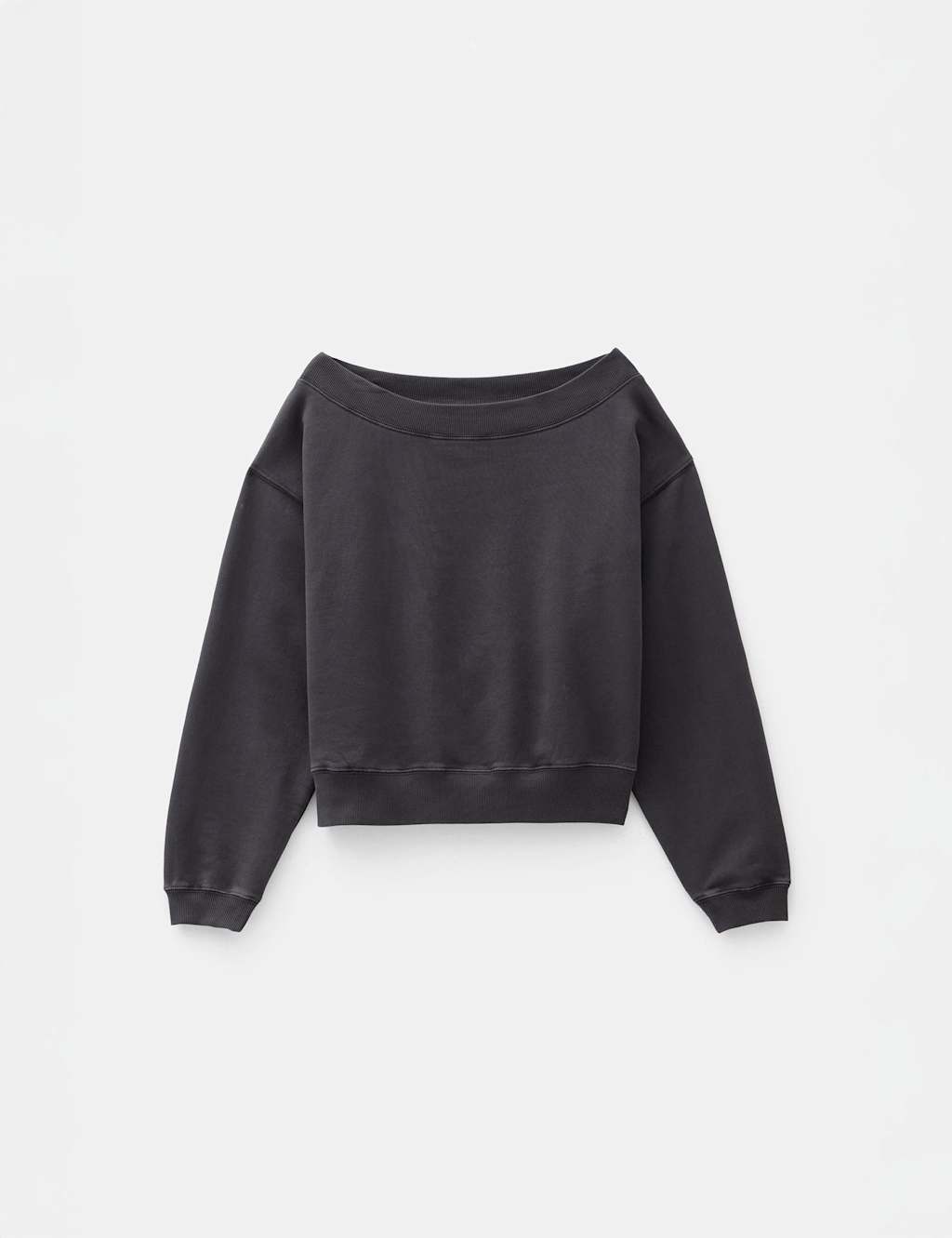 Pure Cotton Off the Shoulder Sweatshirt 2 of 5