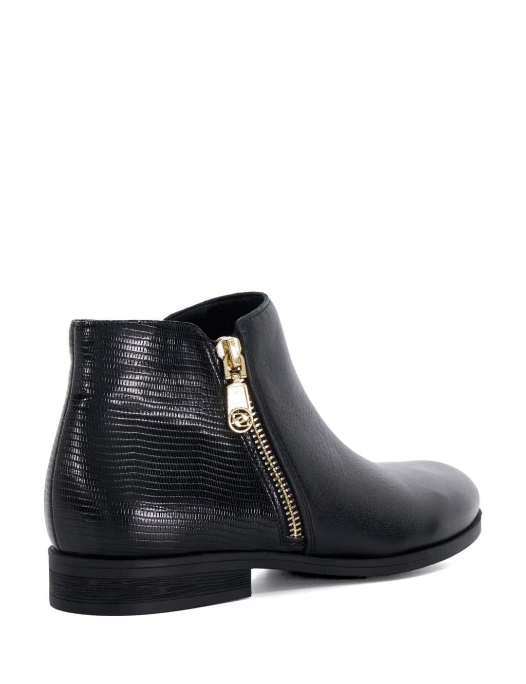 Leather Block Heel Ankle Boots 4 of 4