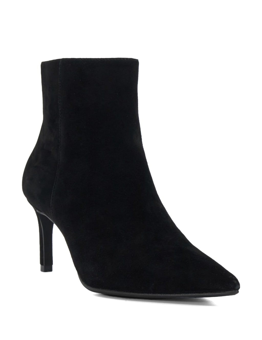 Wide Fit Suede Stiletto Heel Pointed Ankle Boots 3 of 4