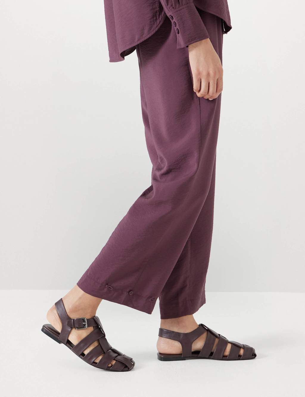Elasticated Waist Tapered Trousers 4 of 5