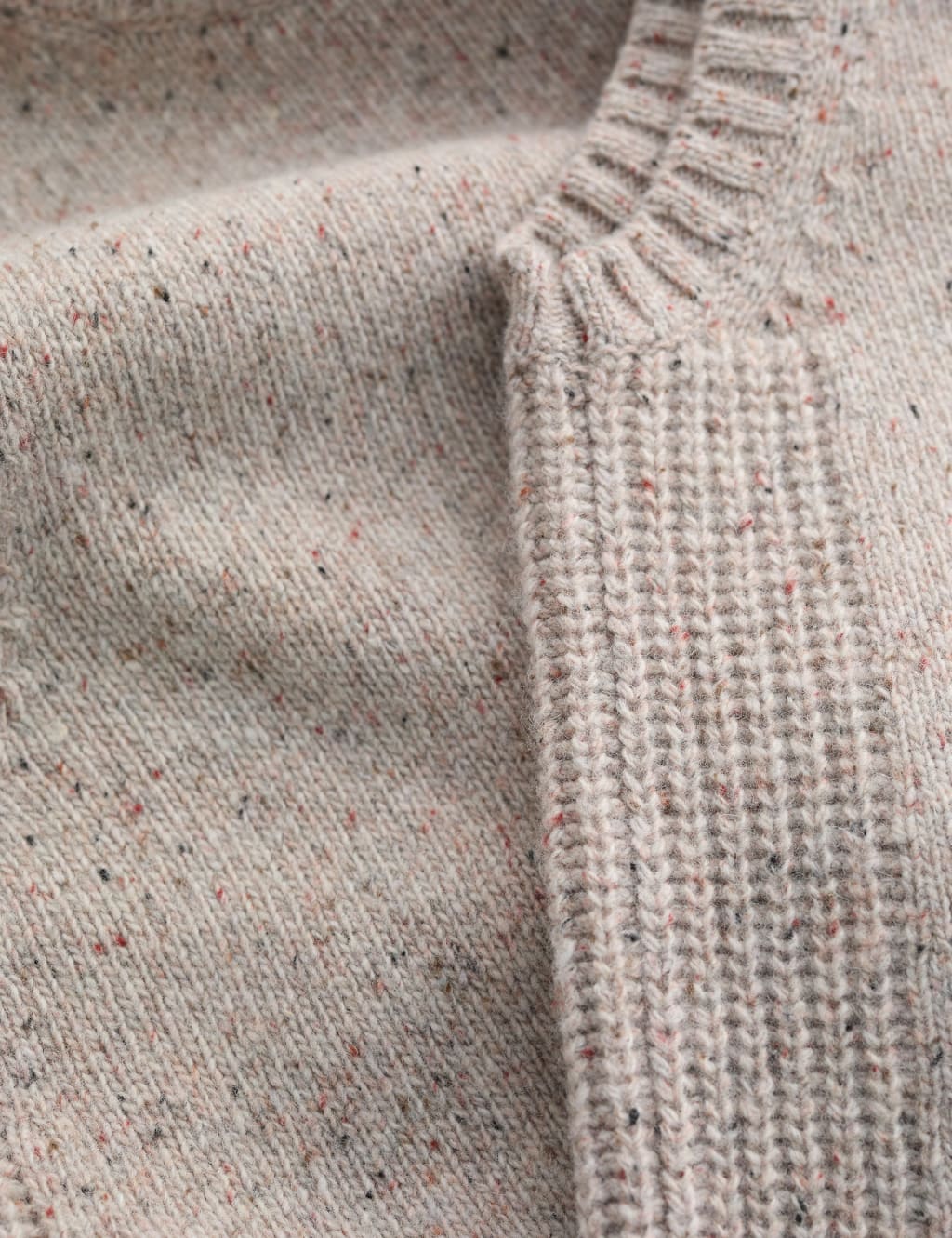 Wool Rich Crew Neck Knitted Vest 5 of 5
