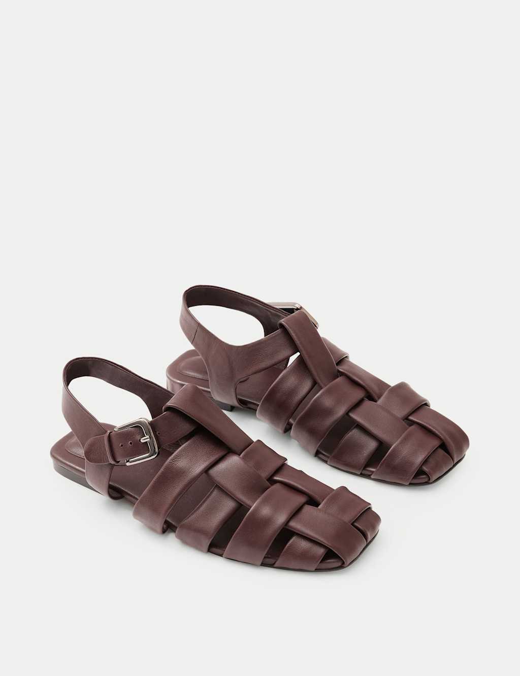 Leather Ankle Strap Fisherman Sandals 3 of 5