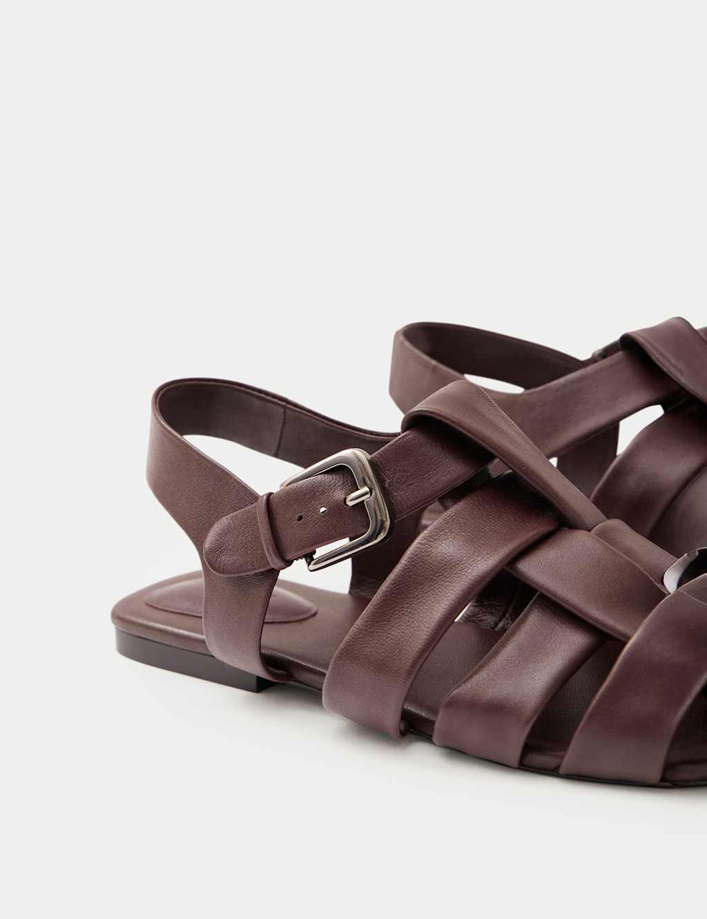 Leather Ankle Strap Fisherman Sandals 4 of 5